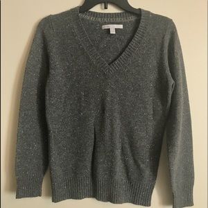 Old Navy Spotted Gray Sweater